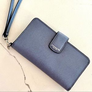 Coach Leather Wristlet